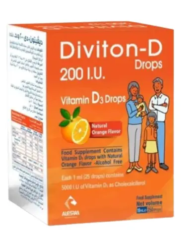 ديفيتون-دي نقط 200 و.د . Diviton-D drops 200 I.U