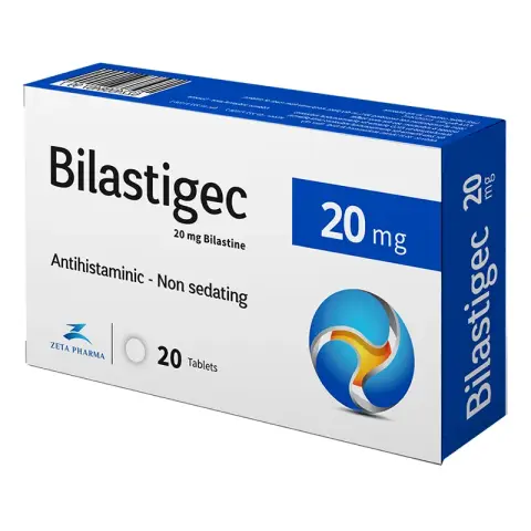 بيلاستيجيك 20 مجم اقراص . BILASTIGEC 20MG TAB