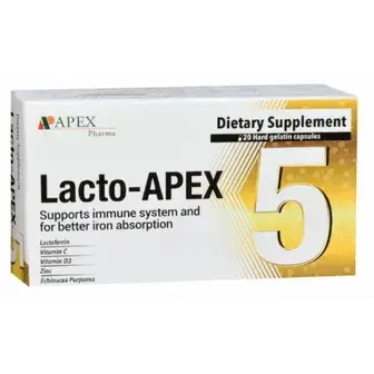 لاكتو-ايبكس 20كبسوله . lacto-apex 20cap