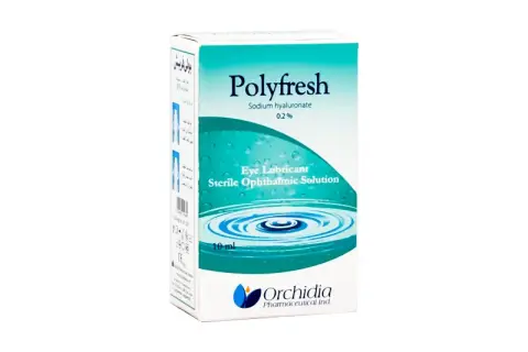 بولي فريش 0.2% قطره . Polyfresh 0.2% eye drops 10 ml