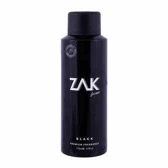زاك سبراى 175مل بلاك  . ZAK SPRAY 175ML BLACK