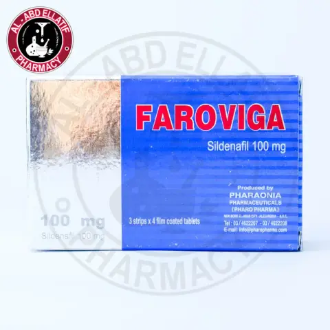 فاروفيجا 100مجم 12 قرص . Faroviga 100MG 12 tab