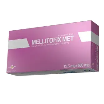 ميليتوفكس مت 12.5/ 500مجم  . mellitofix met 12.5/500 mg 