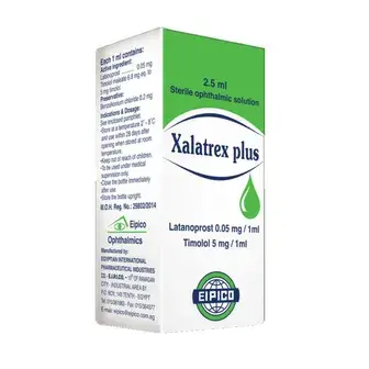 زالاتريكس بلاس 2.5 مل محلول . XALATREX PLUS 2.5ML Eye drops