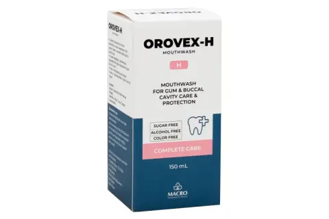 اوروفيكس اتش مضمضه150ملى . OROVEX-H M.WASH 150ml