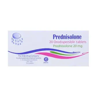 بريدنيزولون 20مجم 20 قرص  . Prednisolone 20mg 20 tab