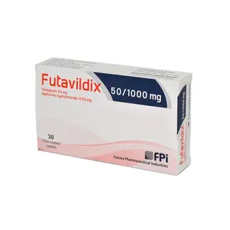 فيوتافيلديكس 50/1000مجم 30 قرص . Futavildix 50/1000mg 30tab