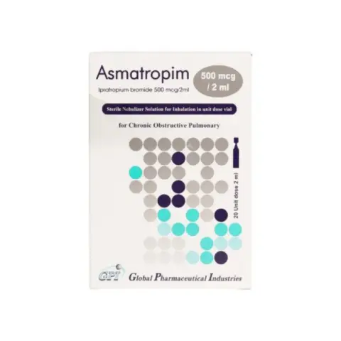 اسماتروبيم 500 مكجم/2 مل 20 وحدة . Asmatropim 500 mcg/2 ml 20 unit