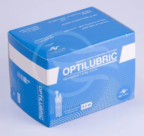 اوبتيلوبرك 0.32% نقط للعين 0.5ملى . optilubric 0.32% eye drop 30*0.5ML