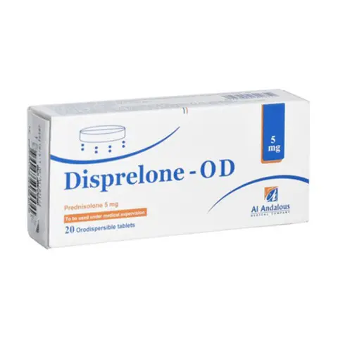 ديسبريلون - ود 5مجم 20 قرص . Disprelone - OD 5mg 20 tab