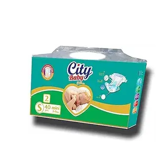 حفاضات سيتي بيبي 40 قطعة مقاس 6 . CITY BABY 40 DIAPER SIZE 6