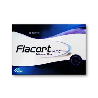 فلاكورت 30مجم 20 قرص . Flacort 30mg 20tab