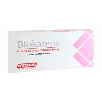بلوكاتنس 5/80 28 قرص . Blokatens 5/80mg 28 f.c. tab