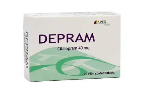 ديبرام 40 مجم 20 قرص . Depram 40 mg 20 tab