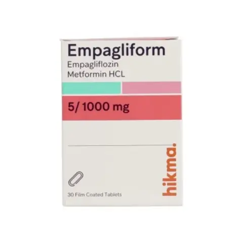 امباجليفورم 12.5/500ةل 30 قرص . Empagliform 12.5/500mg 30tab 
