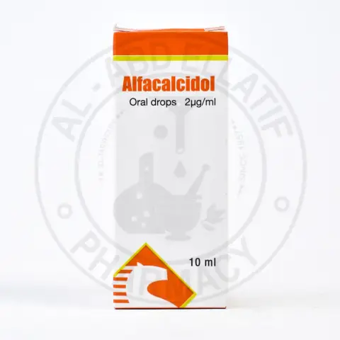 الفاكالسيدول 2ملج 10 مل نقط . ALFACALCIDOL 2MCG/ml oral dps. 10 ML