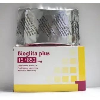 بيوجليتا بلس 15/850 30 قرص  . Bioglita Plus 15/850 30tab