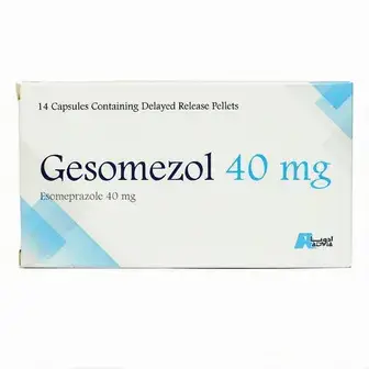 جيزوميزول 40جم 14 قرص . GESOMEZOL40 MG 14 CAP