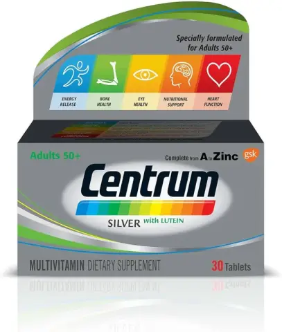 سينتروم سيلفر 30 قرص  . CENTRUM SILVER 30 TAB 