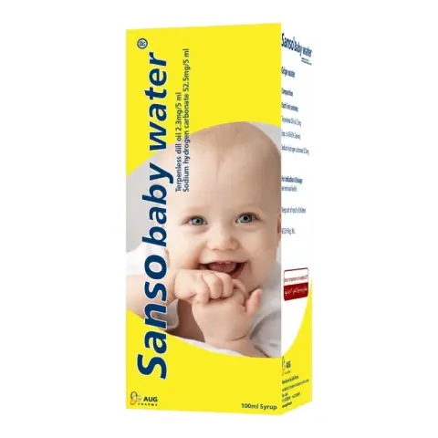 سانسو بيبي وتر 100مل شراب . sanso baby water 100ml syrup