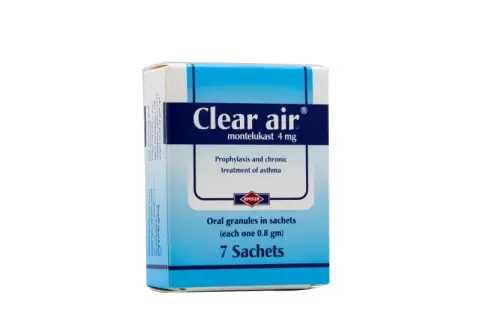 كلير اير 4 مجم 7 اكياس  . clear air 4mg 7 sachets 