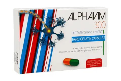 الفافيم 300مجم 20كبسول . Alphavim 300 mg 20cap
