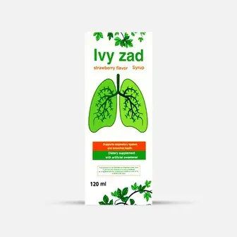 ايفى زاد شراب 120 ملي . Ivy zad syrup 120 ml