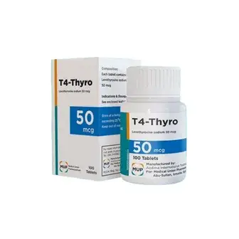 تى 4 ثيرو 100 ميكرو جرام 100 قرص  . T4 THYRO 100 MC G  100 TAB 