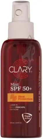 كلارى ميست حمايه من الحراره 120ملى . clary hair mist and hydrating 120ml