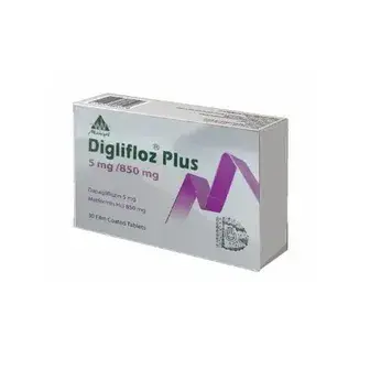 ديجليفلوزبلس 5/850 مجم 30 قرص . Diglifloz plus 5/850 MG 30TAB