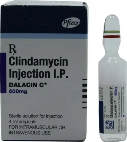 دالاسين  سى 600 مجم 1  امبول . DALACIN - C-    600 MG 1  AMP