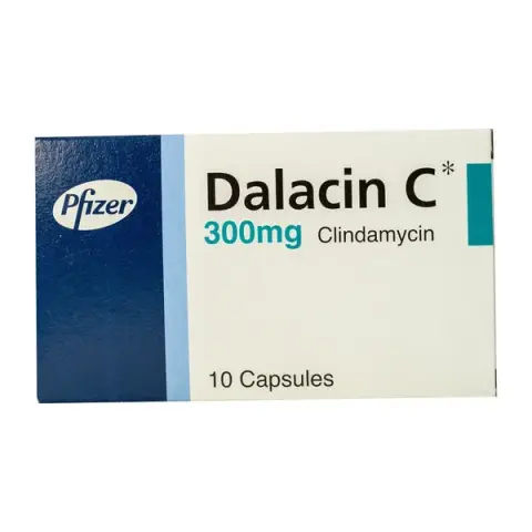 دلاسين  سى 300 مجم 10 كبسولات . DALACIN C 300 mg 10 CAP