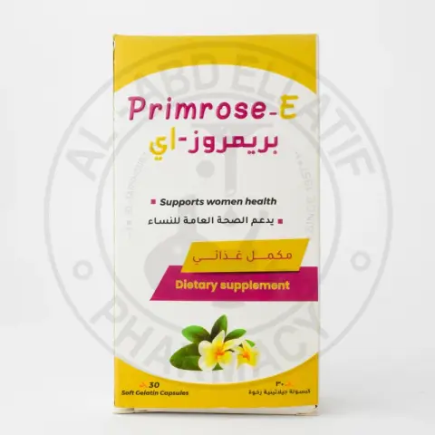 بريمروز اى 30كبسول . Primrose-e 30 capsule