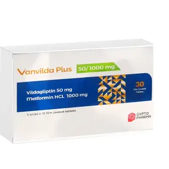 فانفيلدا بلس 50\1000مجم 30قرص . Vanvilda plus 50\1000MG 30tab