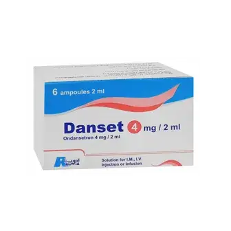دانست 4مجم 6امبوله . danset 4mg 6 ampoules 2ml