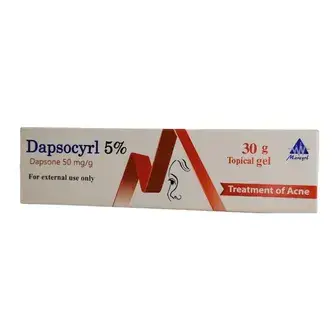 دابسوكيرل 5% جيل موضعى 30جم . DAPSOCYRL 5% TOPICAL GEL 30GM