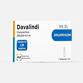 دافاليندي 200.000 وحدة دولية/مل 2 أمبول . DAVALINDI 200.000 I.U./ML 2 I.M AMP