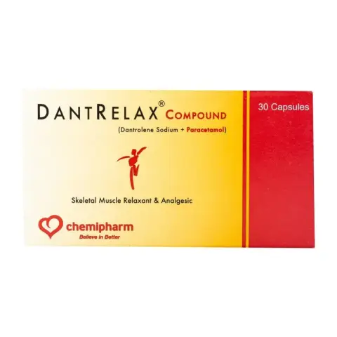 دانتريلاكس كومباوند 30 كبسوله . Dantrelax compound 30 cap