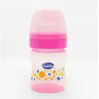 بابلز ببرونه كلاسيك 120ملي لبني . Bubbles baby bottle classic 120 ml baby blue