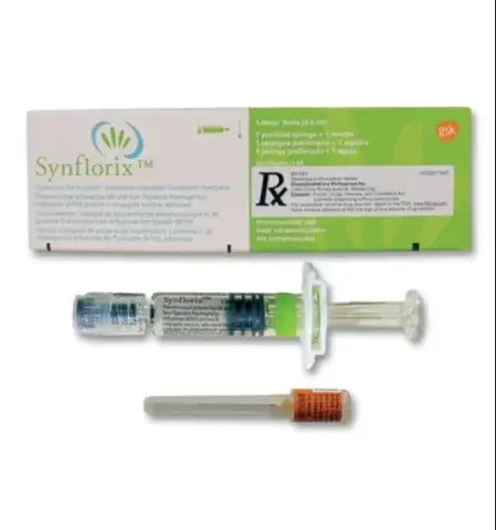 سينفلوريكس مصل مكورات امبول للحقن . SYNFLORIX PREFILLED SYRINGE FOR INJ