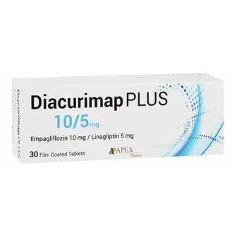 دياكيوريماب بلس 25/5مجم30 قرص . DIACURIMAP PLUS 25/5MG 30 TAB