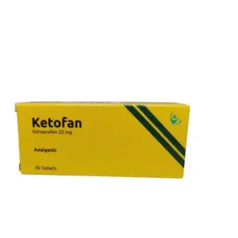 كيتوفان 25 مجم 30 قرص . KETOFAN 25MG 30 TAB