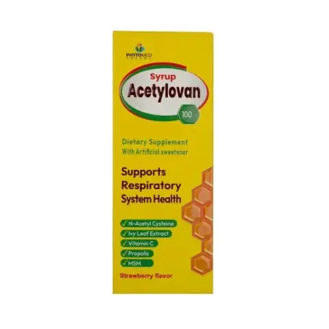 اسيتيلوفان 100ملي شراب . Acetylovan 100 ml syrup
