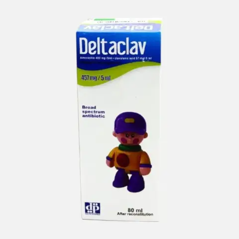 دلتاكلاف 457مجم معلق 80مل . Deltaclav 457mg susp 80ml