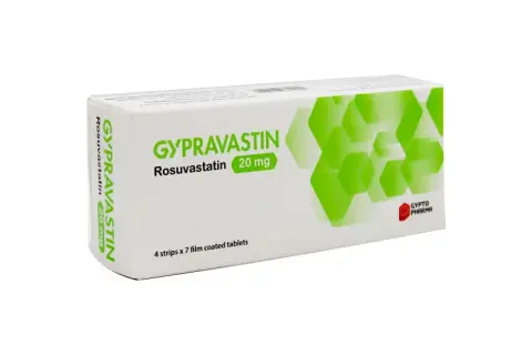 جيبرافستين 20مجم 28 قرص . GYPRAVASTIN 20MG 28 TAB 