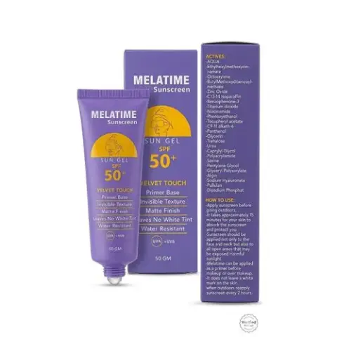 ميلاتيم صن بلوك50جم . melatime sunscreen 50gm