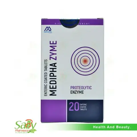 ميديفا زيم انزيم 20قرص . medipha zyme 20TAB
