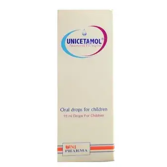 يونيسيتامول نقط 100مجم /1مللى  . unicetamol 100mg/1ml drop