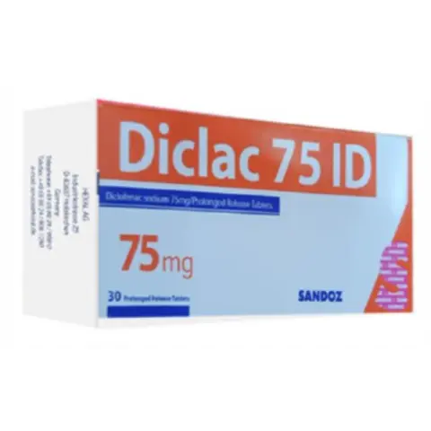 ديكلاك 75 مجم اي دي 30 قرص  . DICLAC 75 MG ID 30TAB