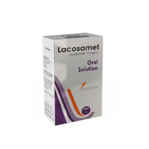 لاكوزاميت 200مل شرب . Lacosamet Oral Solution 200 ml
